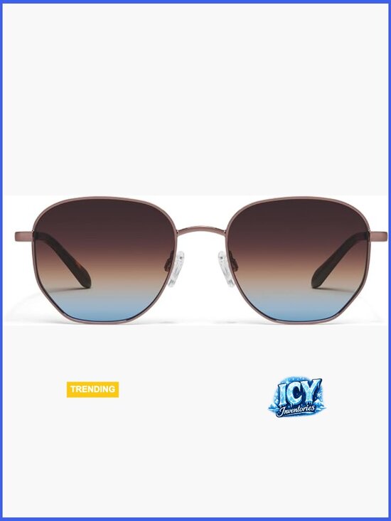 Oversized Metal Frame Sunglasses with Polarized Shield Lenses